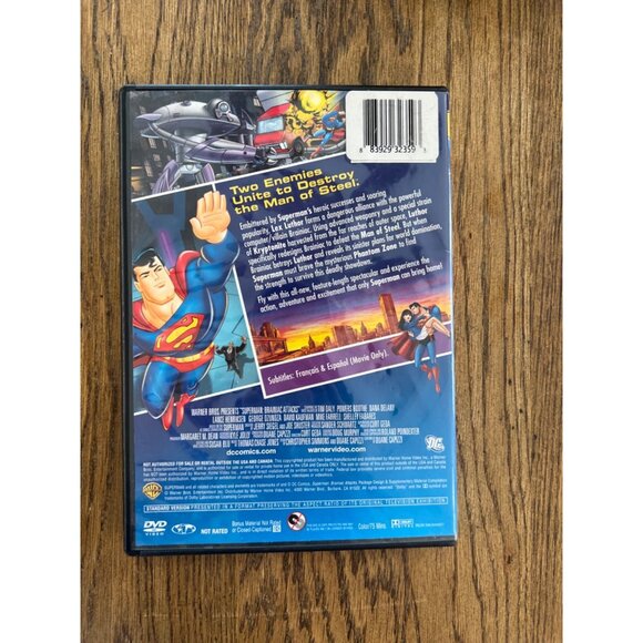 Superman Brainiac Attacks DVD Original Movie Animated Action - Picture 2 of 4